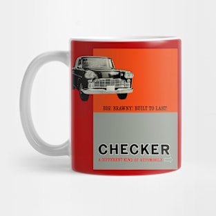 1963 CHECKER MARATHON - advert Mug